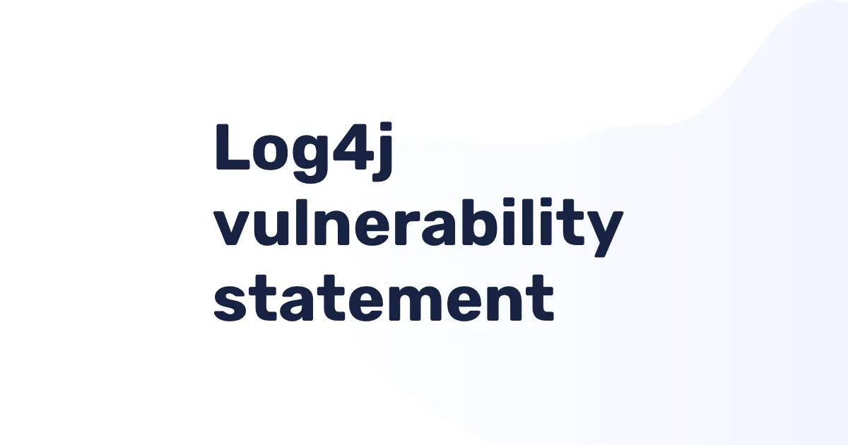 Extra Horizon's statement on Log4j vulnerability
